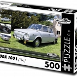 Puzzle RETRO-AUTA Škoda 100 L 500 dielikov