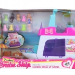 Loď pre bábiky s doplnkami