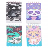 Poznámkový blok so špirálou 9 × 9,5 cm, 40 nelinkovaných strán