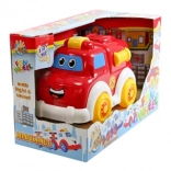 Hasičské autíčko na batérie so svetlom a zvukmi