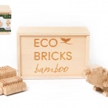 Drevená stavebnica 45 dielikov v krabičke