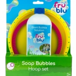FRU BLU súprava obruče na mydlové bubliny + roztok 0,4 l