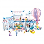 Plávajúca vila s bazénom