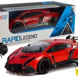 Závodné auto na diaľkové ovládanie červené 1:10