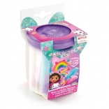 Sada s plastelínou Gabi’s Cat’s House Moje dúhové výtvory – fialový kelímok