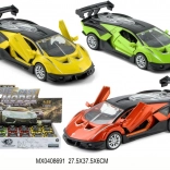 Kovový model auta 1:32 so svetlom a pull-back