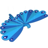 Drevený lietajúci páv VILAC – závesná dekorácia