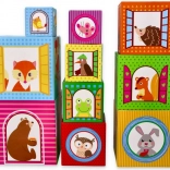 Skladacia veža Lelin Lesné kocky