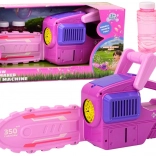 Ružový bublifuk v tvare motorovej píly