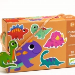 Puzzle Duo Dinosaury