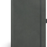 Linajkový zápisník sivý 13 × 21 cm s pevnou väzbou