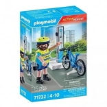 Action Heroes policajná cyklohliadka s e‑bicyklom PLAYMOBIL