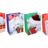 Darčeková taška S Vianoce 18 × 23 × 10 cm