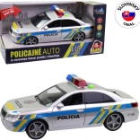 Policajné auto so slovenským hlasom a svetelným majákom
