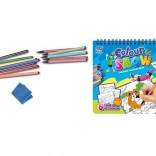 Stierateľné omaľovánky so 6 obrázkami