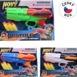 Pištole so softovými nábojmi pre deti, 20 cm