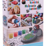 Sada na maľovanie kamienkov so samolepkami