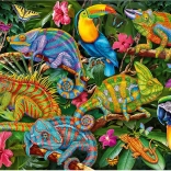 Puzzle Úžasní Chameleóni 2000 dielikov