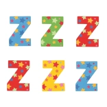 Veľké drevené písmenko s hviezdou