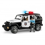 Bruder Jeep Wrangler Rubicon polícia s figúrkou