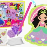 Sada korálikov na diamantové tvorenie – prívesok princezná