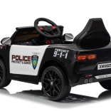 Čierne policajné auto 911 Agentúra