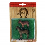 Zvieratá na farme 2 v 1 – kôň a somár