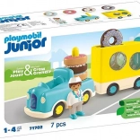 Playmobil 1.2.3 bláznivý donutový truck so skladaním a triedením