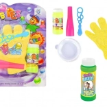 Magická rukavica na bubliny – sada na chytanie a žonglovanie s mydlovými bublinami