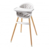 2Kids Toys jedálenská stolička sivá