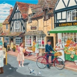 Puzzle GIBSONS Skladáme spolu – návšteva dediny, 40 dielikov