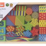 VIGA drevená navliekacia sada pre deti