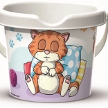 Androni kýblik na piesok hravá mačička 13 cm