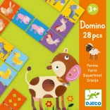 Djeco Domino Granja: Detská vzdelávacia hra so zvieratami