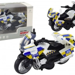 Detský policajný motocykel na frikčný pohon so svetlami a zvukom