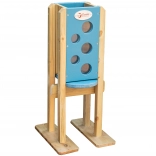 Drevený pieskový panel do pieskoviska CLASSIC WORLD žltý od 3 rokov