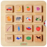 Masterkidz montessori hra na priraďovanie tieňov a dvojíc