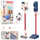 Detská súprava na upratovanie s bielym stojacím vysávačom