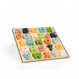 Bigjigs Toys drevené puzzle abeceda – veľké písmená ABC