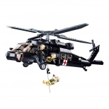 Sluban ModelBricks záchranársky vrtuľník UH-60 Black Hawk