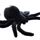 Plyšová hračka čierna vdova