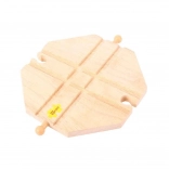 Bigjigs Rail Križovanie Drevené Vláčkodráhy