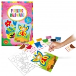 Pieskové obrazy Víla, Kvety