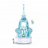 Sluban hracia skrinka zimné kráľovstvo – 420 dielikov, 2 figúrky, svetlo a hudba