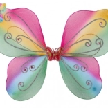 Farebné motýlie krídla na karneval