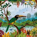 Puzzle Farebný Arassari 1500 dielikov