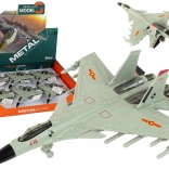 Trenie pohon stíhacieho lietadla v mierke 1:72 sivé