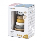 Drevená stohovacia pyramída tučniačik POLARB