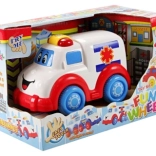 Sanitka na batérie so svetlom a zvukom 15 cm