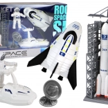 Vesmírna misia Vesmírna sada Raketa Astronaut Kozmická loď 5 dielov